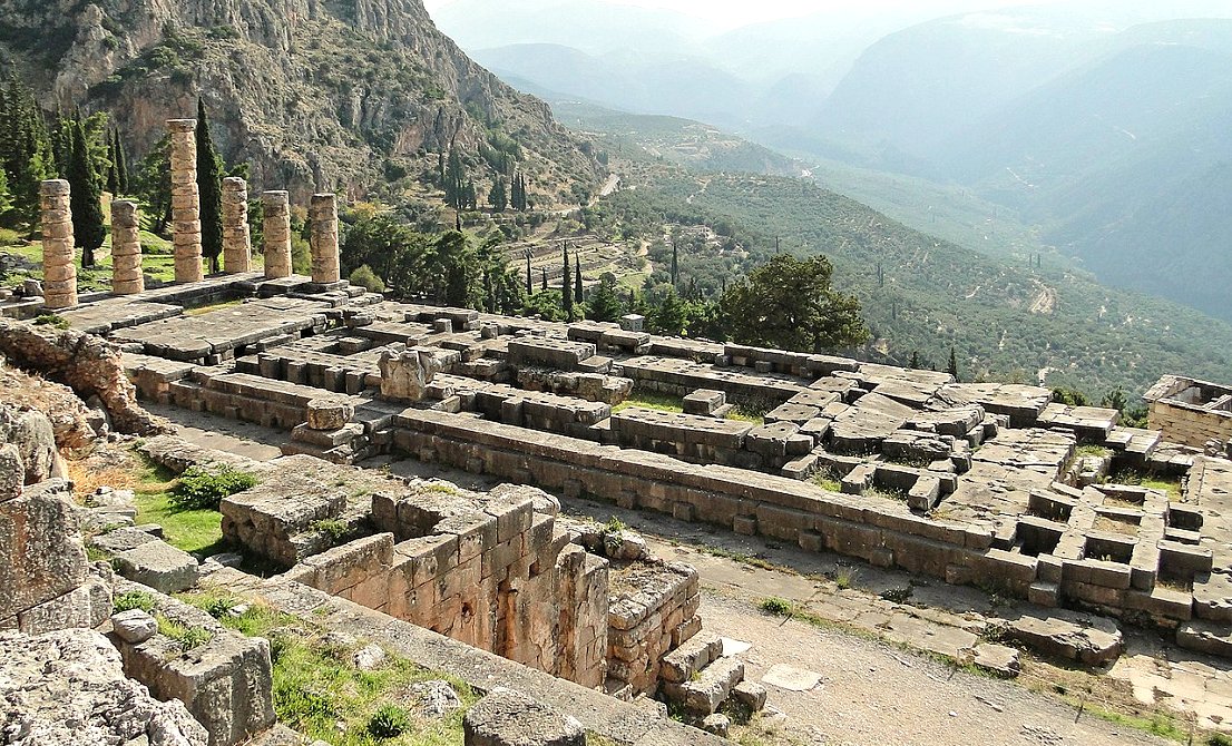 Delphi - Temple of Apollo - ancient Delphi Greece - Greek Travel Packages - Greek tours - Travel to Greece - Tours in Greece - Travel Agency in Greece