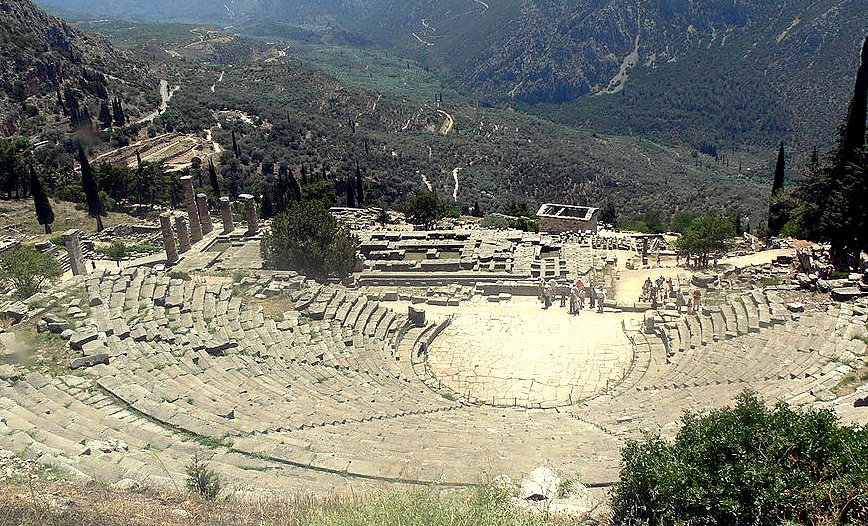 Delphi - ancient theater - ancient Delphi Greece - Greek Travel Packages - Greek tours - Travel to Greece - Tours in Greece - Travel Agency in Greece