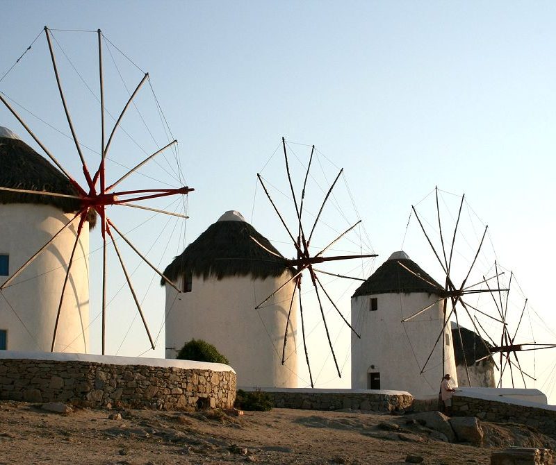 Mykonos windmills - Cruises in Greece - Greek cruises - Greek Travel Packages - Cruise Greek islands - Travel to Greek islands - Tours in Greece - Travel Agency in Greece