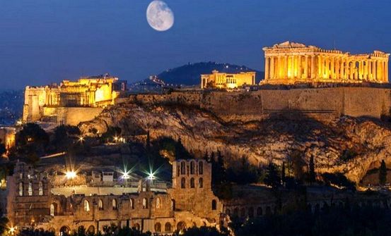Athens Acropolis by night